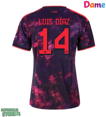Bayern Munich Luis Diaz #14 Replika Tredjetrøje Dame 2026-27 Kortærmet